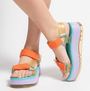 MELISSA PAPETE RIDER SANDAL SIZE 9